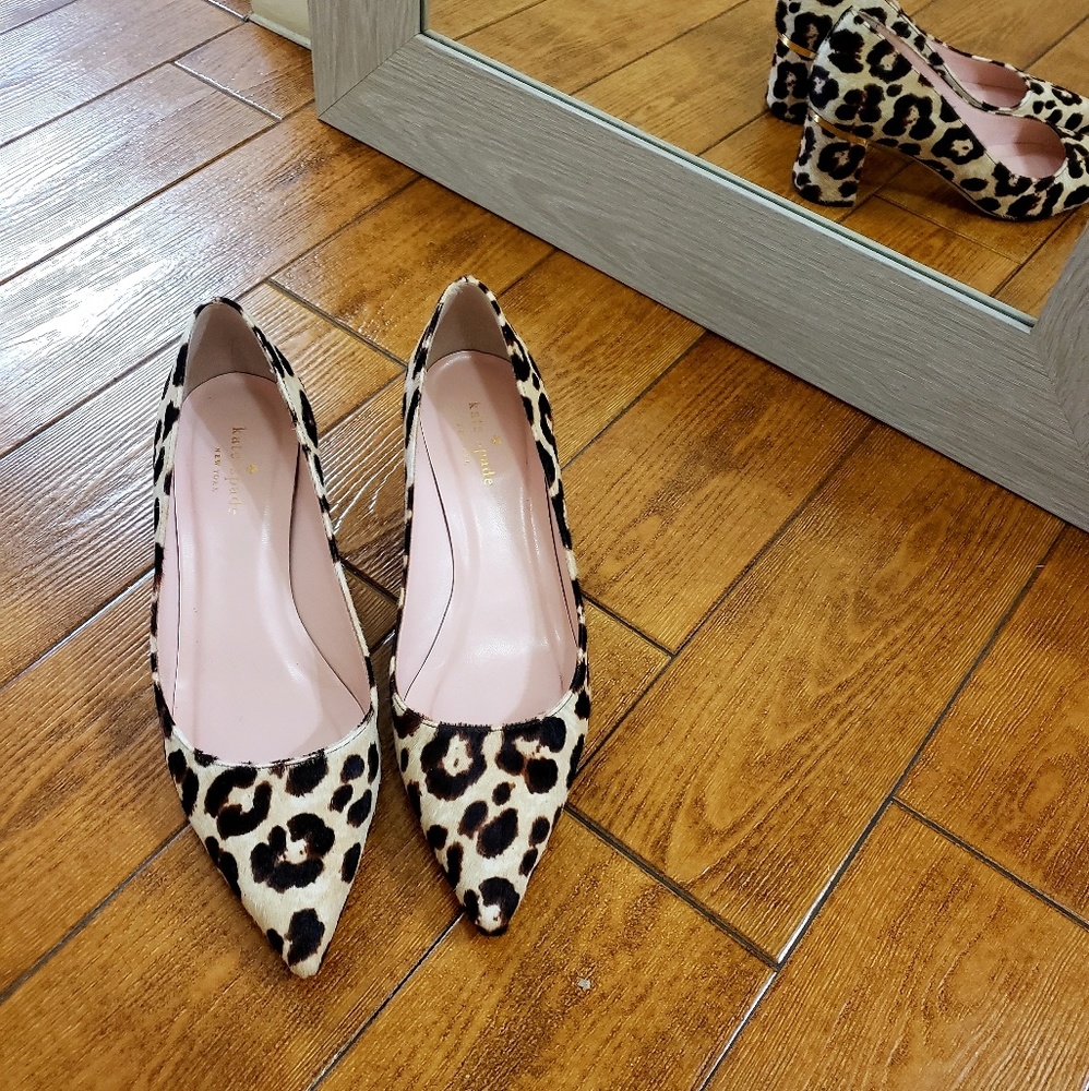 Kate Spade Leopard Print Heels